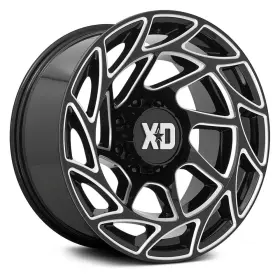 Xd86029080300 Xd Series Xd860 Onslaught Wheels 20x9 8x165.1 125.1 Black Rims Set Of 4