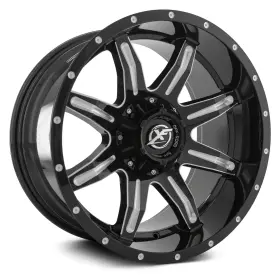 Xf-215209081651170 Xf Off-road 0gbm Xf-215 Wheel 20x9 8x165.1 125.2 Black Single Rim