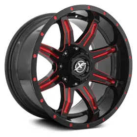 Xf-215209081651170 Xf Off-road 0gbrm Xf-215 Wheel 20x9 8x165.1 125.2 Black Single Rim