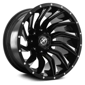 Xf-224201081651180-24gbm Xf Off-road Xf-224 Wheel 20x10 -24 8x180 125.2 Black Single Rim