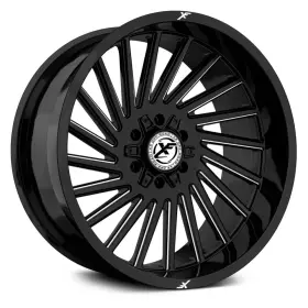 Xf-239221251271397-44gbm Xf Off-road Xf-239 Wheel 22x12 -44 5x127 78.1 Black Single Rim