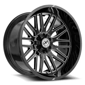 Xf-240209081651170 Xf Off-road 12gbm Xf-240 Wheels 20x9 12 8x165.1 125.2 Black Rims Set Of 4