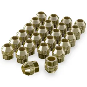 Ry29530 Yizbap 24pcs 14x1.5 Oem Factory Lug Nuts 1.12 Inch Tall Open End Bulge Copper