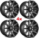 20" Fuel Contra Wheels Rims Matte Black 5X150 5X139.7 D61620907050 20X9 Used. Price: $1498.00.