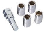 7/16-20 White Knight 2802-4 Chrome Tuner Acorn Lug Nut With Key Piece New. Price: $10.43.