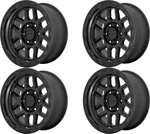 Set Kmc KM544 Mesa 17X9 8X6.5 Satin Black With Gloss Lip Wheels 17" 18MM New. Price: $1480.00.