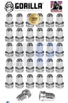 32 Ford F250/350 Flat Mag Oem Factory Style Chrome Wheel Lug Nuts 14X1.5 Gorilla New. Price: $144.08.