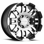 17" Vision 375 Warrior Gloss Black Machined Face 17X8.5 Wheel 6X5 (6X127) 25MM New. Price: $192.05.