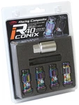 Project Kics 12X1.25 R40 Iconix Neochrome Lug Nut Lock Set - New. Price: $138.49.