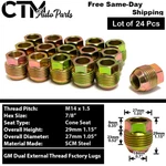 24X Gm Oem Factory Dual Thread Lug Nut 14X1.5 Escalade Srx XT5 XT6 Stock Wheels New. Price: $34.09.