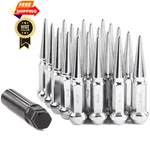 Gasupply Spike Lug Nuts 16PCS, Closed End Bulge M10X1.25, Silver New. Price: $55.99.