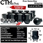 32X Black Dodge RAM2500 RAM3500 Oem Factory Lug Nuts M14X1.5 Fit Stock Wheels New. Price: $32.99.