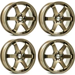 Set 18" Axe Wheels ZX6 Bronze 18X8.5 5X100 40MM Rims New. Price: $1180.00.