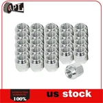 24X Wheel Lug Nuts 1/2"X20 Acorn Cone Seat 19MM Hex 21MM Height Ford Mustang New. Price: $18.98.