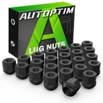 Autoptim 24PCS Open End Lug Nuts - Replacement For M14X1.5, Black New. Price: $24.73.