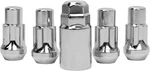 Set Of 4, 1.75'' 14X1.5 Locking Wheel Lug Nut Inch (45MM), Chrome New. Price: $21.34.