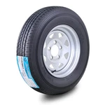 Fc Trailer Tire Assembly ST185/80R13 6-PLY Silver Spoke Rim Lug On 4.5" New. Price: $115.94.