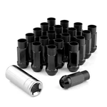Ezisoe 20PCS Open End Bulge Acorn Black Lug Nuts - 60 M12X1.5, New. Price: $44.76.