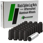 Black Lug Nuts For 1988-1998 Chevrolet K3500 With Aftermarket Wheels New. Price: $70.00.