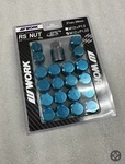Work Wheels Rs Blue 12X1.25 Lightweight Lug Nuts Pack Of 20 34MM 25G Ship Today! New. Price: $150.00.