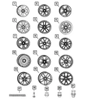 Genuine Mopar Aluminum Wheel 1ZV90LS1AB New. Price: $408.80.