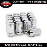 20 Chrome Bulge Lug Nuts Ford Thunderbird Mustang Ltd Crown Victoria New. Price: $19.51.