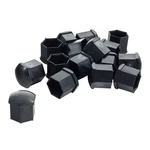 20 X Bimecc Wheel Nut / Bolt Black Plastic Covers - 19MM Head New. Price: $24.52.