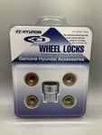 Genuine Hyundai Wheel Locks, P/n 00263-10004, New Original Package. Price: $19.99.