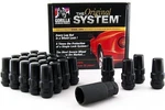 Gorilla Wheel Lock Lug Nuts 24PC Kit Black 14MMX1.5 Duplex Acorn 76644NBC New. Price: $171.00.
