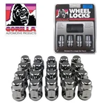 24PC Gorilla Wheel Locks Lug Nuts Combo Chrome 14MM X 1.50 Thread Bulge Acorn New. Price: $59.95.