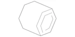 Genuine Gm Wheel Nut Cap 13450276 New. Price: $5.21.