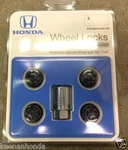 Genuine Oem Honda Acura Black Chrome Exposed Wheel Set New. Price: $85.02.