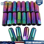 Neo Chrome 20PC 12X1.25MM 60MM Extended Forged Aluminum Tuner Racing Lug Nut New. Price: $17.88.