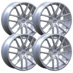 (SET-4) Touren TR60 17X7.5 5X112/5X120 42MM Silver Wheels Rims Inch New. Price: $649.41.
