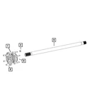 Genuine Mopar Hub Stud 06513748AA New. Price: $13.29.