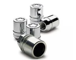 Honda Oem Chrome Wheel Locks Set No. 08W42-SCV-102 Keyed New. Price: $40.00.