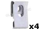 For Porsche (1978-1998) Exhaust System Hanger Nut (6 Mm Captive) (4) O.e.m. New. Price: $60.50.