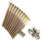 Pack M6 X 100MM Barrel Bolt Nuts, Chazcool Cross Dowel Set For Furniture Cots New. Price: $15.99.