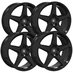 (set Of 4) Touren TF96 20X9 5X4.5" +35MM Gloss Black Wheels Rims 20" Inch New. Price: $1531.96.