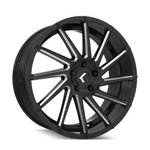 22" Kraze Spinner 22X8.5 Black Milled 5X112 Wheel 40MM Performance Rim New. Price: $374.99.