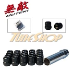 Muteki Open End Spline Tuner Lock Lug Nuts 12X1.5 Acorn Wheel Rim Black New. Price: $64.95.