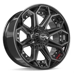 4PLAY Wheel 20X9 8X170 Ford Super Duty 4P80R Black (1) New. Price: $450.00.