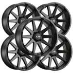 (set Of 5) Ion 143 20X10 6X5.5" -19MM Matte Black Wheels Rims 20" Inch New. Price: $1294.95.