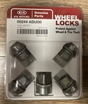 Oem Kia Wheel Lock Set 00244 ADU00 - Made In The Usa Very Good Used. Price: $14.99.