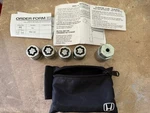 Genuine Oem Honda/acura Factory Wheel Lock Set 22MM 08W42-TK4-101 14X1.5 Thread Used. Price: $39.99.