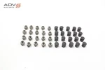 2016 2020 Tesla Model X Wheel Rim Lug Nut Bolts W/ Cap Cover Oem -set- Used. Price: $124.99.