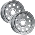 Ecustomrim 2-PACK Trailer Wheel 15X5 Inch Lug On 4.5 Center Sil... New. Price: $141.09.