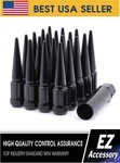 24 Pc Short Spline Spike Lug Nuts Kit Black 12X1.25 Nissan Infiniti Subaru New. Price: $42.99.