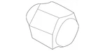 Genuine Nissan Wheel Nut 40224-43N0A New. Price: $5.52.