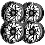 (4) Moto Metal MO985 Breakout 16X8 5X5" -6MM Black/machined Wheels Rims 16" Inch New. Price: $877.96.